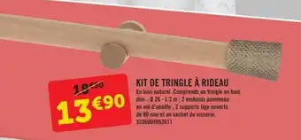E.Leclerc Brico Kit de tringle à rideau offre