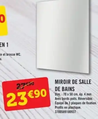 Miroir de salle de bains