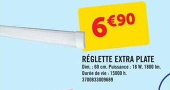 E.Leclerc Brico Réglette extra plate offre
