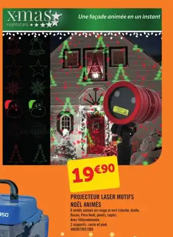Projecteur laser motifs noël anime's