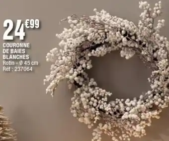 Couronne De Baies Blanches