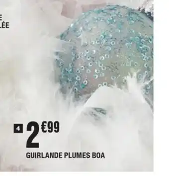 La Foir'Fouille Guirlande Plumes Boa offre