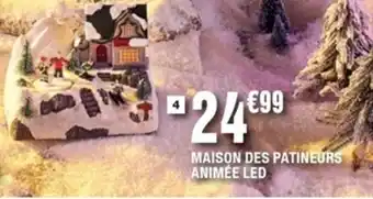 La Foir'Fouille Maison Des Patineurs Animée Led offre