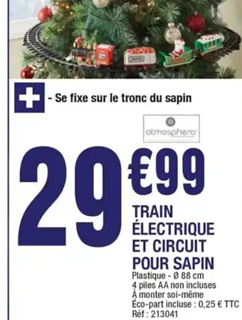La Foir'Fouille Train Électrique et Circuit Pour Sapin offre