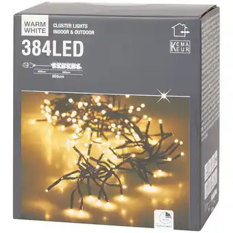 Action Guirlande lumineuse avec grappes de led offre
