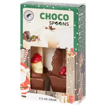 Action Cuillères à chocolat chaud de noël offre