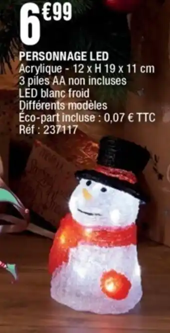 La Foir'Fouille Personnage Led offre