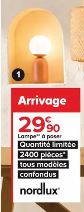Castorama Série Notti Lampe à Poser offre