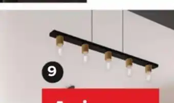 Castorama Suspension Kerry Bambou 5 Lumières offre