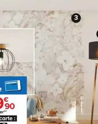 Castorama Papier-Peint Vinyle Intissé Panoramique Talc Beige offre