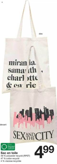 Zeeman Sac en toile offre