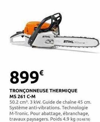 Rural Master Tronçonneuse thermique ms 261 c-m offre
