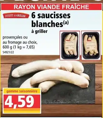 Norma 6 Saucisses Blanches offre
