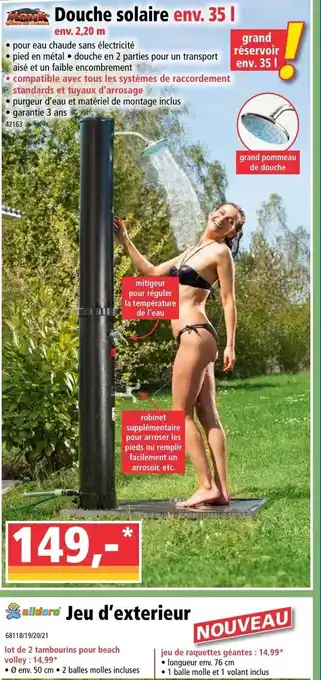 Norma Douche Solaire offre