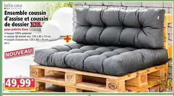 Norma Ensemble Coussin D'Assise Et Coussin De Dossier offre