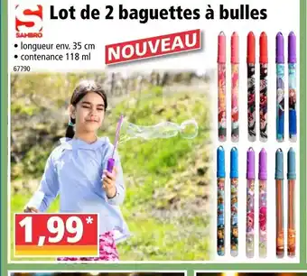Norma Lot De 2 Baguettes à Bulles offre