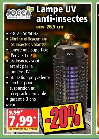 Norma Lampe UV Anti-Insectes offre