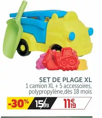 Gifi Set De Plage XL offre
