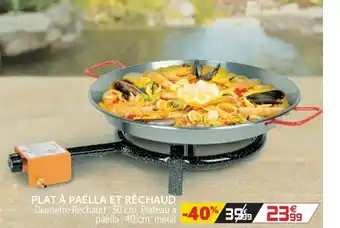 Gifi Plat à Paella Et Rechaud offre