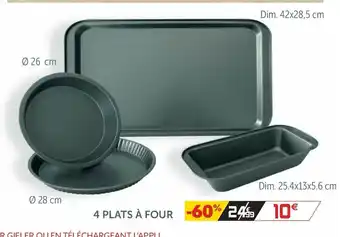 Gifi 4 Plats à Four offre