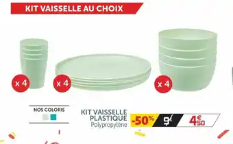 Gifi Kit Vaisselle Plastique offre