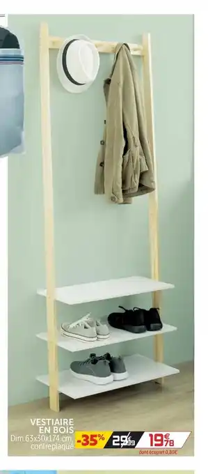 Gifi Vestiaire En Bois offre