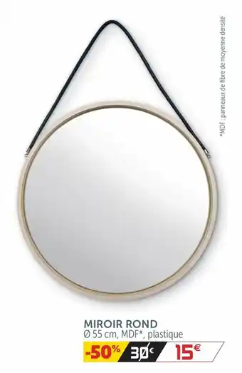 Gifi Miroir Rond offre
