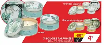 Gifi 3 Bougies Parfumées offre