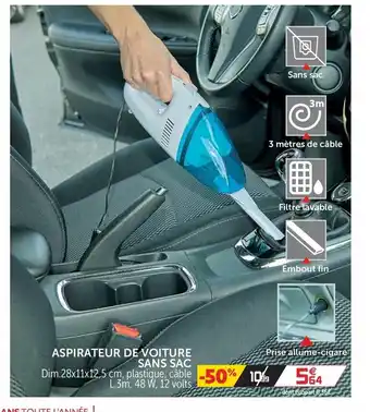 Aspirateur De Voiture Sans Sac