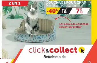 Gifi Couchage Pour Chat offre