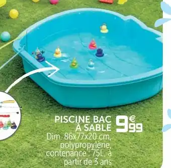 Gifi Piscine Bac à Sable offre