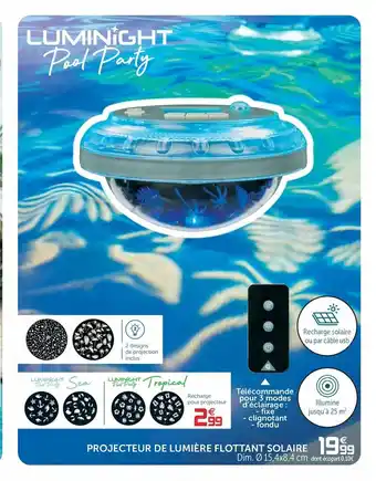Projectieur De Lumiére Flottant Solairs