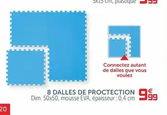 Gifi 8 Dalles De Protection offre
