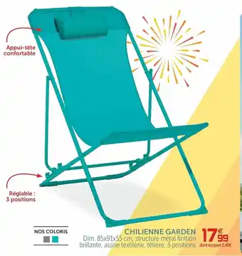 GiFi Chilienne Garden offre