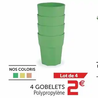 GiFi 4 Gobelets offre