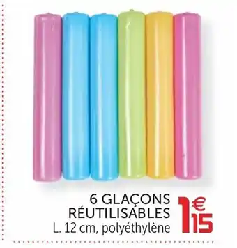 Gifi 6 Glaçon Réutilisables offre