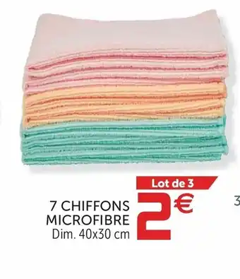 Gifi 7 Chiffons Microfibre offre