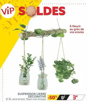 Gifi Suspension Lierre Décorative offre