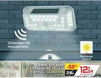 Gifi Lampe Solaire offre
