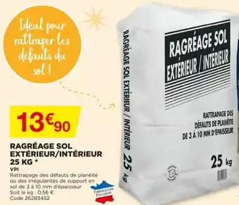 Bricomarché Ragréage Sol Extérieur/Intérieur offre