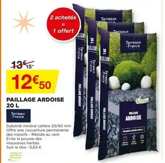 Paillage Ardoise