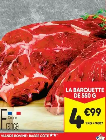 Leader Price Viande Bovine Basse Côte offre