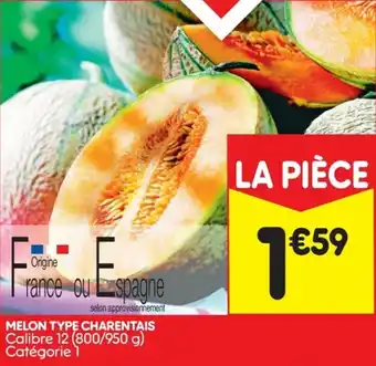 Leader Price Melon Type Charentais offre
