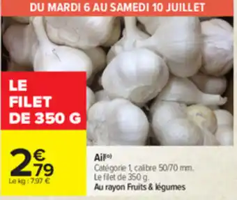 Carrefour Ail offre