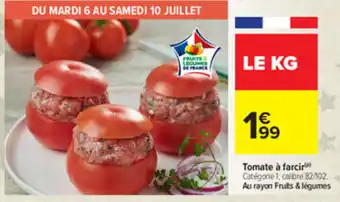 Carrefour Tomate à Farcir offre