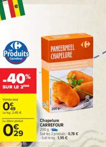 Carrefour Chapelure Carrefour offre