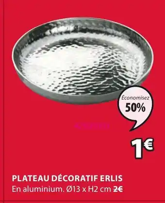 JYSK Plateau Décoratif Erlis offre
