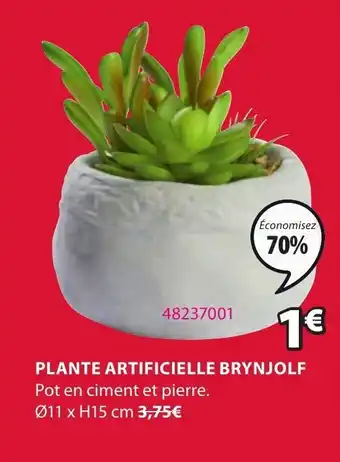 JYSK Plante Artificielle Brynjolf offre