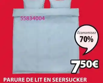 JYSK Parure De Lit En Seersucker offre