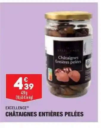ALDI Châtaignes entières pelées excellence offre